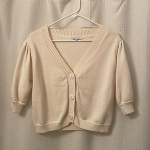 Puff Sleeve Cardigan